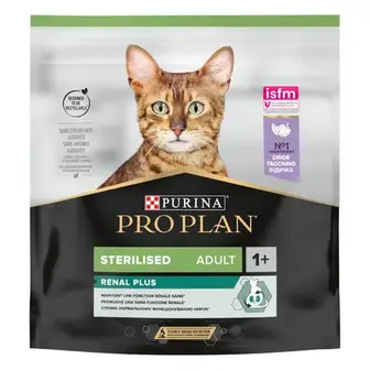 Сухий корм для стерилізованих котів Pro Plan Sterilised Adult 1+ Renal Plus 400 г - індичка