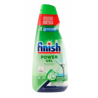 Засіб Finish Power Gel 0% для миття посуду у посудомийних машинах 900мл