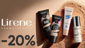 -20% на засоби для макіяжу Lirene