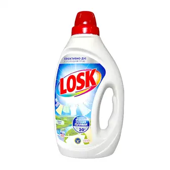 Гель для прання Losk 990 мл White Гірське озеро