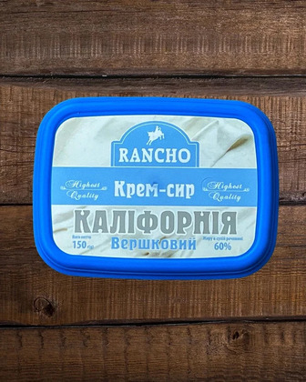 Крем-сир Rancho Каліфорнія вершковий 60% 150г