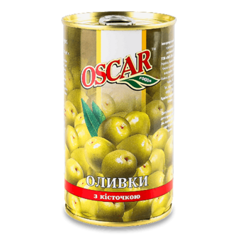 Оливки Oscar з кісточкою 350г