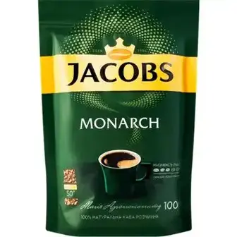 Кава натуральна розчинна сублімована Jacobs Monarch 100 г