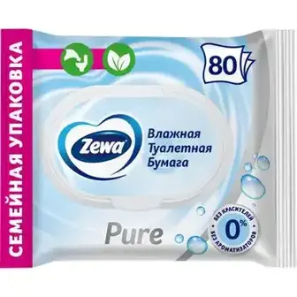 Вологий туалетний папір Zewa 80 шт.