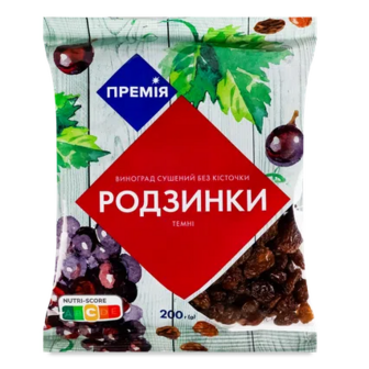 Родзинки темні «Премія»®, 200г (200г)