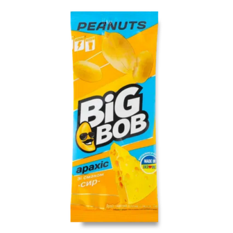 Арахіс Big Bob смажений зі смаком сиру, 60г