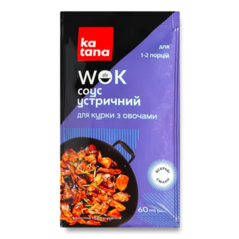 Соус Katana Wok Устричний для курки з овочами, 60мл