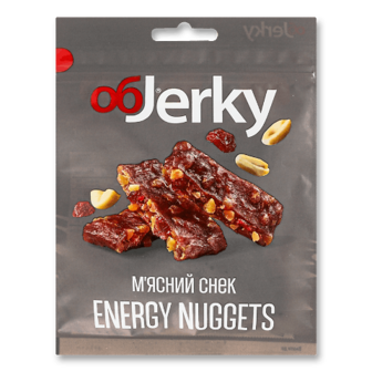 Нагетси ОбJerky «Яловичина Техаська» в'ялена 50г