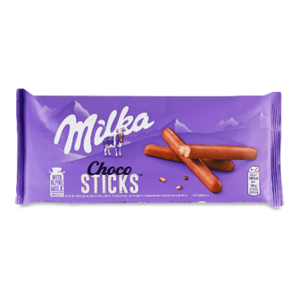 Печиво Milka Choco sticks в молочному шоколаді 112г