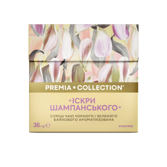 Суміш чаю «Премія»® Іскри шампанського в пірамідках 20*1,8г