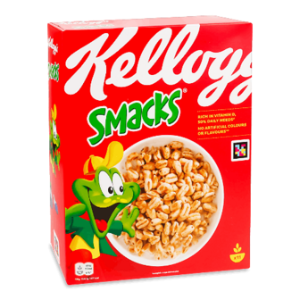 Пластівці Kellogg's Smacks мультизлакові повітряні 330г