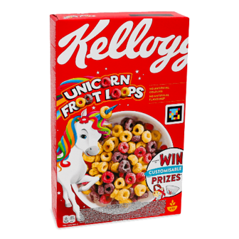 Сніданок готовий Kellogg's Froot Loops сухий 375г (375г)