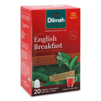 Чай чорний Dilmah English Breakfast 20*2г