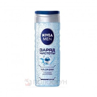 Чоловічий гель для душу Заряд чистоти  Nivea