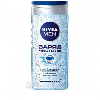 Чоловічий гель для душу Заряд чистоти Nivea