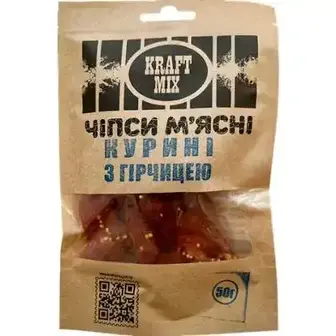 Чипси курячі Kraft Mix З гірчицею 50 г