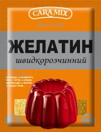 Желатин CARA MIX швидкорозчинний харчовий 15г