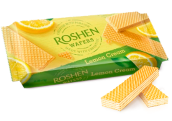 Вафлі РОШЕН Wafers Lemon Cream 216г