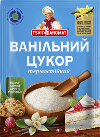 Цукор ЦВЕТАРОМАТ ванільний термостійкий 8г