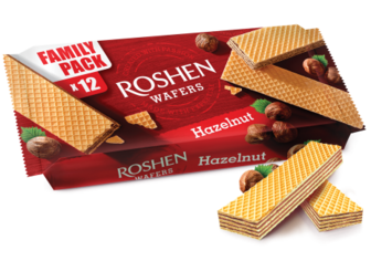 Вафлі РОШЕН Wafers Hazelnut 216г