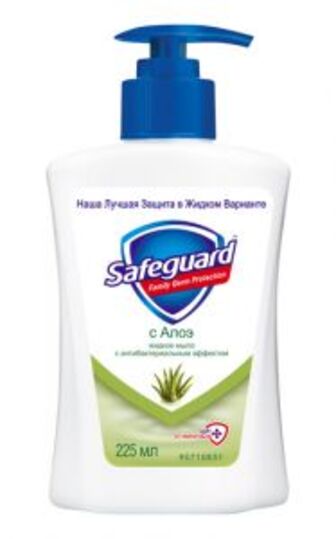 Мило рiдке з алое Safeguard 225мл