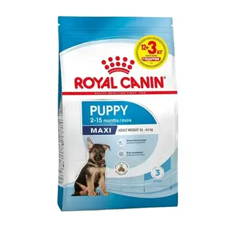 Сухий корм для цуценят Royal Canin Maxi Puppy 12+3 кг