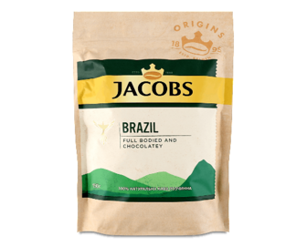 Кава розчинна Jacobs Brazil натуральна сублімована 150г