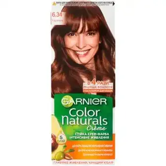 Крем-фарба для волосся Garnier Color Naturals 6.34 карамель