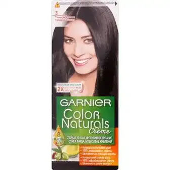 Крем-фарба для волосся Garnier Color Naturals 3 темний каштан
