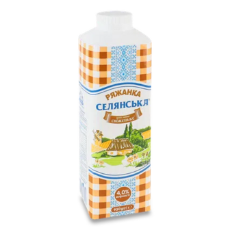 Ряжанка «Селянська» 4%, 950г (950г)