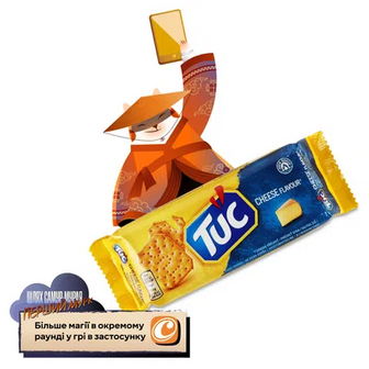 Крекер Tuc солоний з сиром, 100г