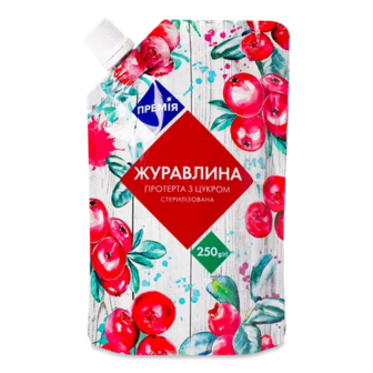Журавлина «Премія»® протерта з цукром стерилізована, 250г (250г)