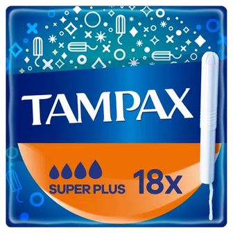 Тампони Tampax Super Plus з аплікатором, 18шт