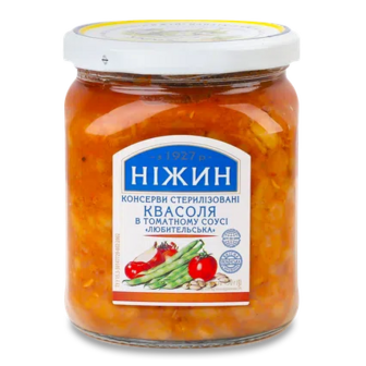 Квасоля «Ніжин» «Любительська» у томатному соусі, 450г (450г)