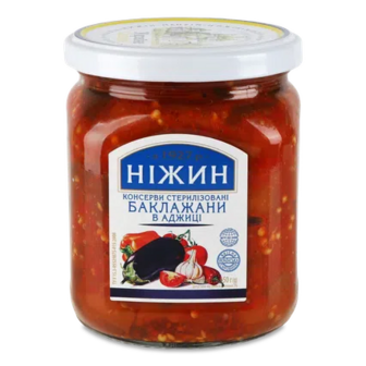Баклажани «Ніжин» в аджиці, 450г (450г)