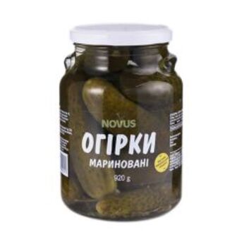 Огірки мариновані Novus 850г
