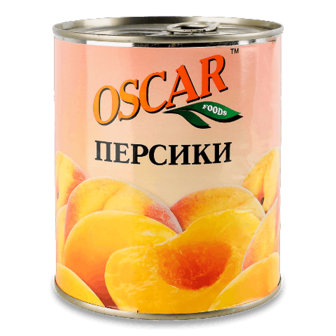 Персики Oscar Foods половинки 850мл