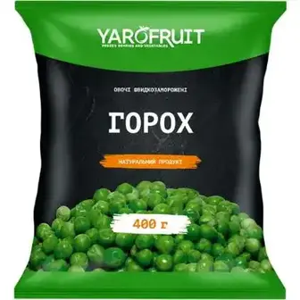 Горох Yarofruit заморожений 400 г