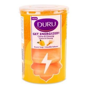 Мило косметичне Duru Get Energized! Citrus&Ginseng 4*90г/уп