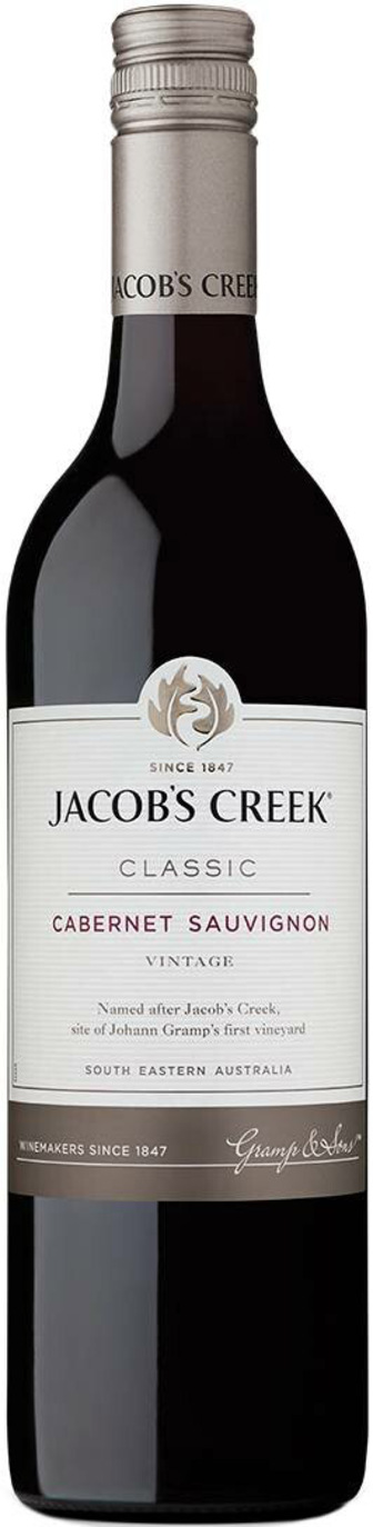 Вино Jacob's Creek Cabernet Sauvignon червоне сухе 0.75л