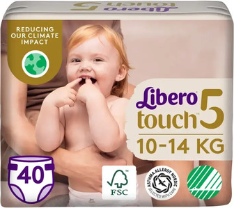 Підгузки Libero Touch 5 (10-14 кг), 40 шт