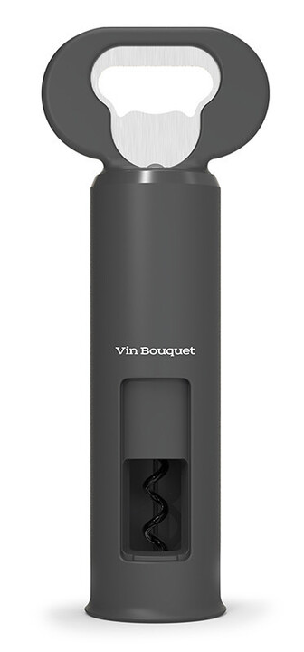 Штопор гвинтовий 3 в 1 чорний Vin Bouquet 1 шт