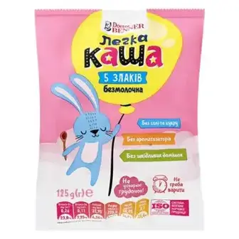Каша Doctor Benner 5 злаків 125 г
