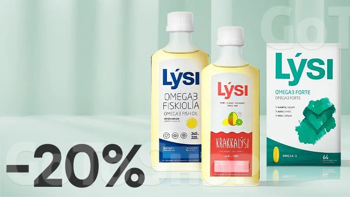 -20% на вітаміни Lysi