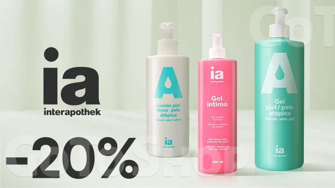 -20% на засоби для догляду за тілом INTERAPOTHEK