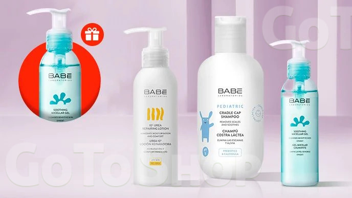 Купуй засоби для догляду за обличчям бренду BABE LABORATORIOS на суму від 600 грн та отримуй подарунок*!