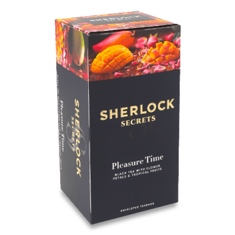 Чай чорний Sherlock Secrets Pleasure Time 22*1,8г