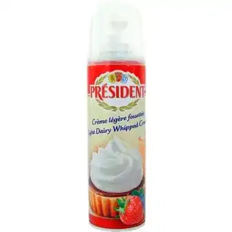 Вершки President збиті 20% 250 г