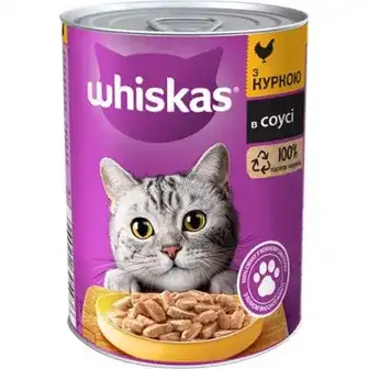 Консерва для котів Whiskas Курка в соусі 400 г