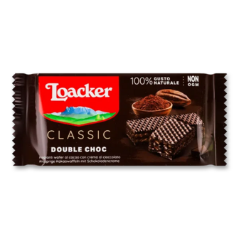 Вафлі Loacker Classic Double Choc